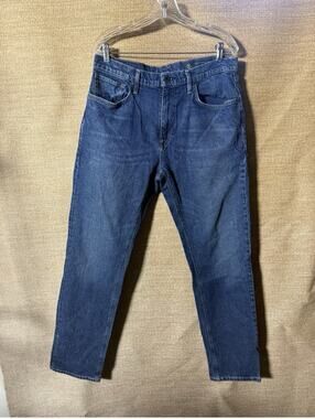 Roark Revival Jeans Mens Blue Hwy 128 Straight Fit 5 Pocket Pants Hemp 34x32